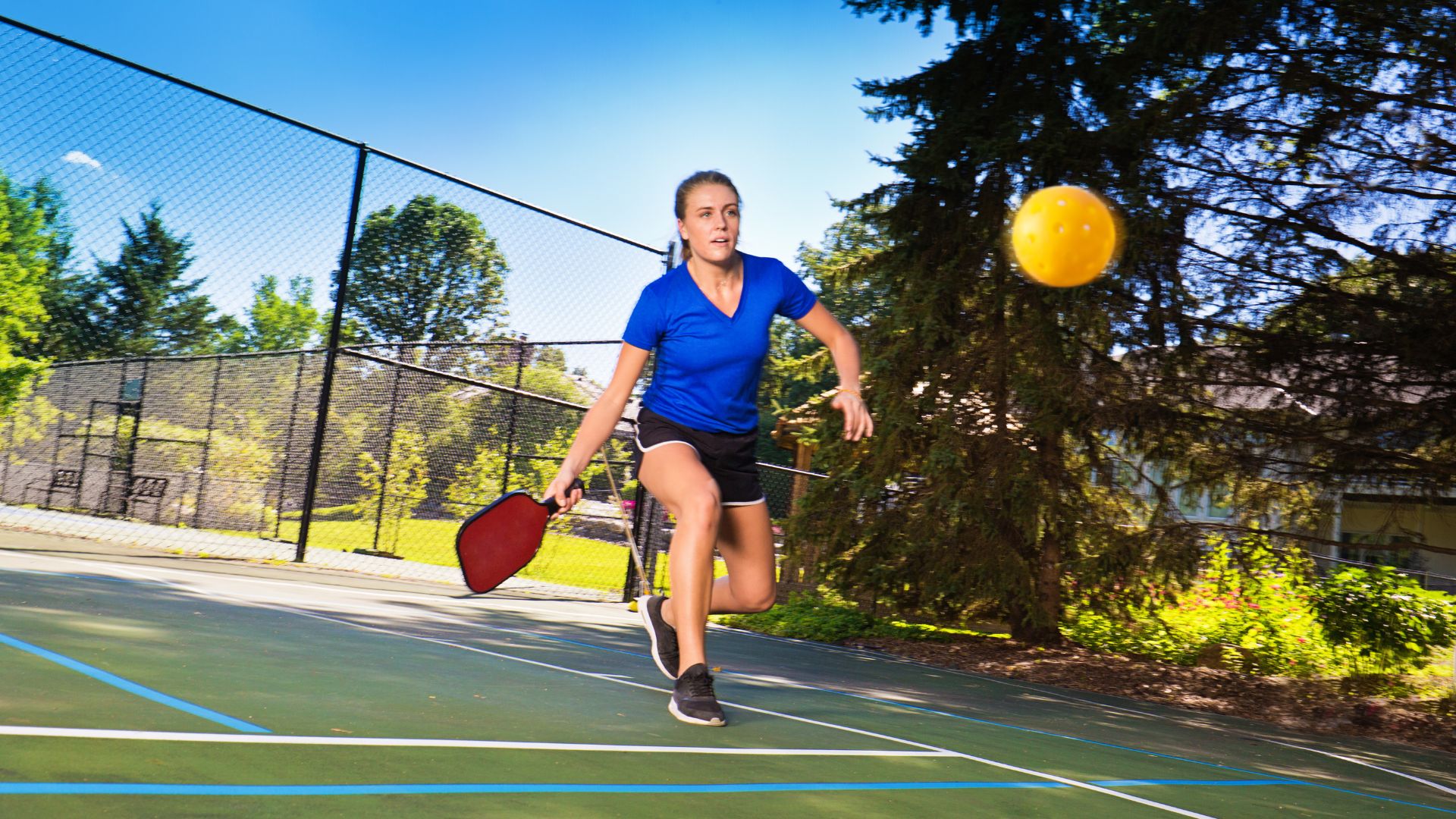 Pickleball court