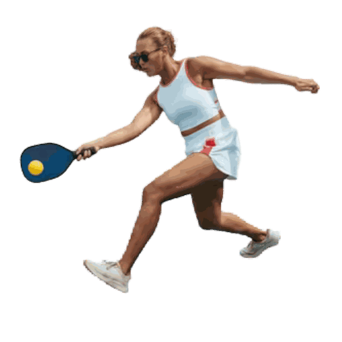 Pickleball player